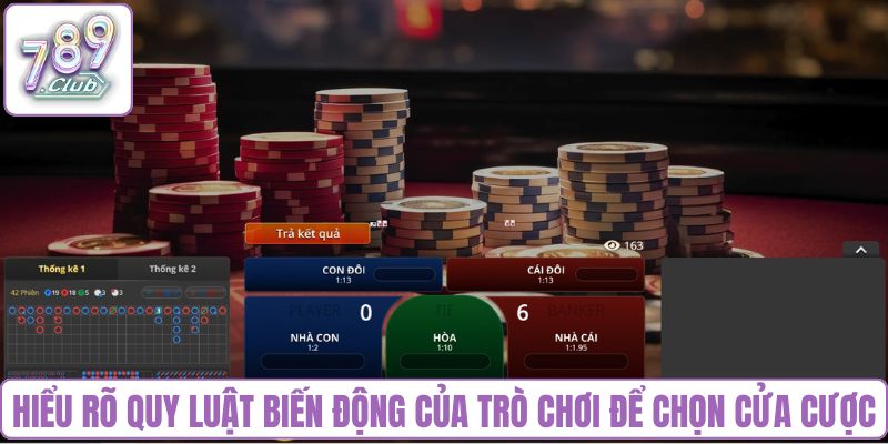 Hiểu rõ quy luật biến động của trò chơi để chọn cửa cược
