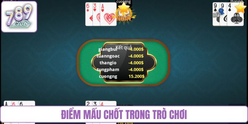 Điểm mấu chốt trong trò chơi