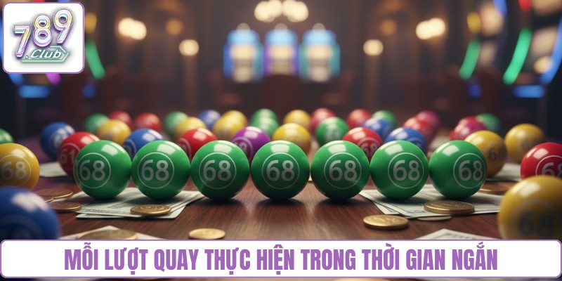 Mỗi lượt quay thực hiện trong thời gian ngắn