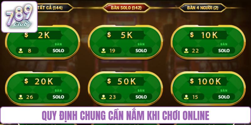 Quy định chung cần nắm khi chơi online